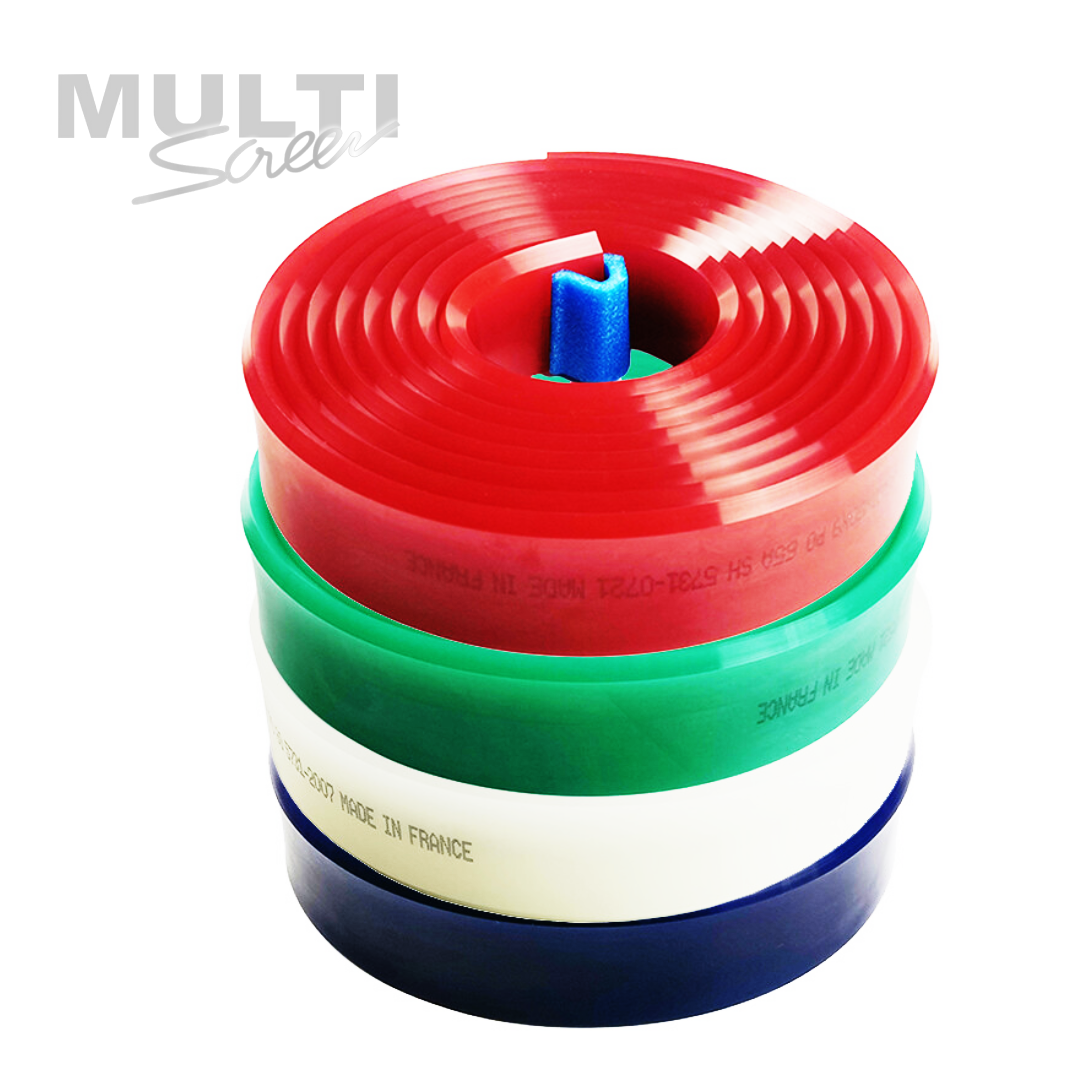 Cauchos de poliuretano para serigrafia.