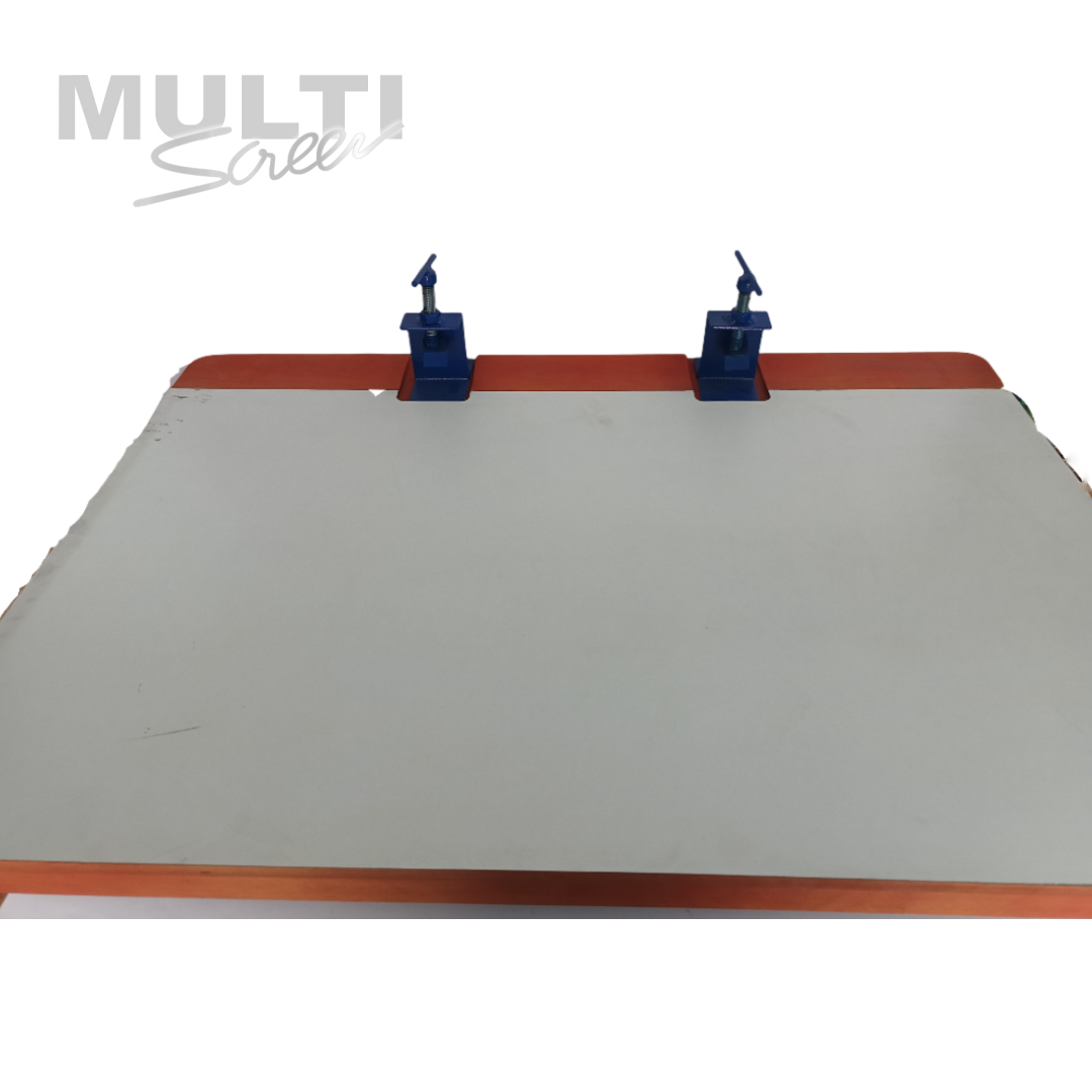 Mesa de impresion para serigrafia de 1/4 con prensas