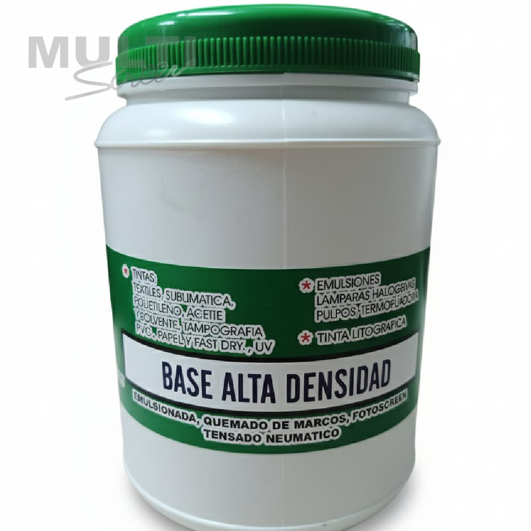 Base Alta densidad para serigrafia