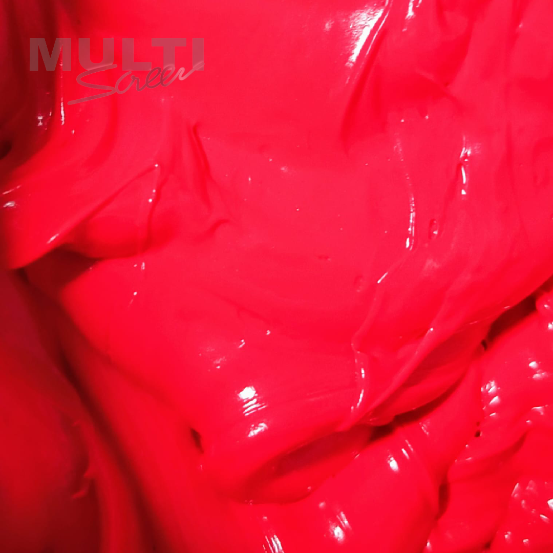 Plastisol Cereza FLuorecente para serigrafia