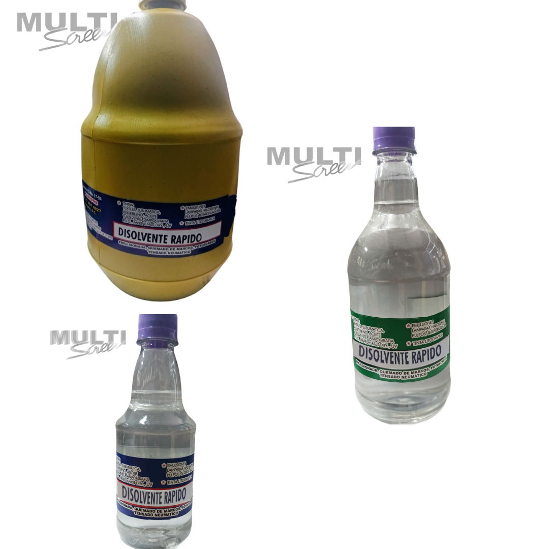 Disolvente rapido para serigrafia