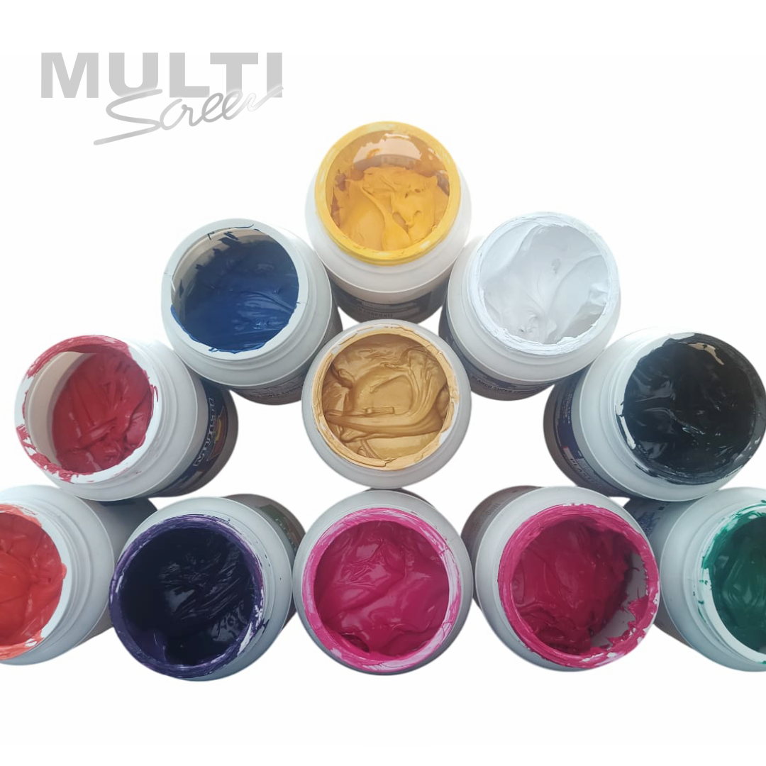 Plastisoles de diferentes colores para serigrafia