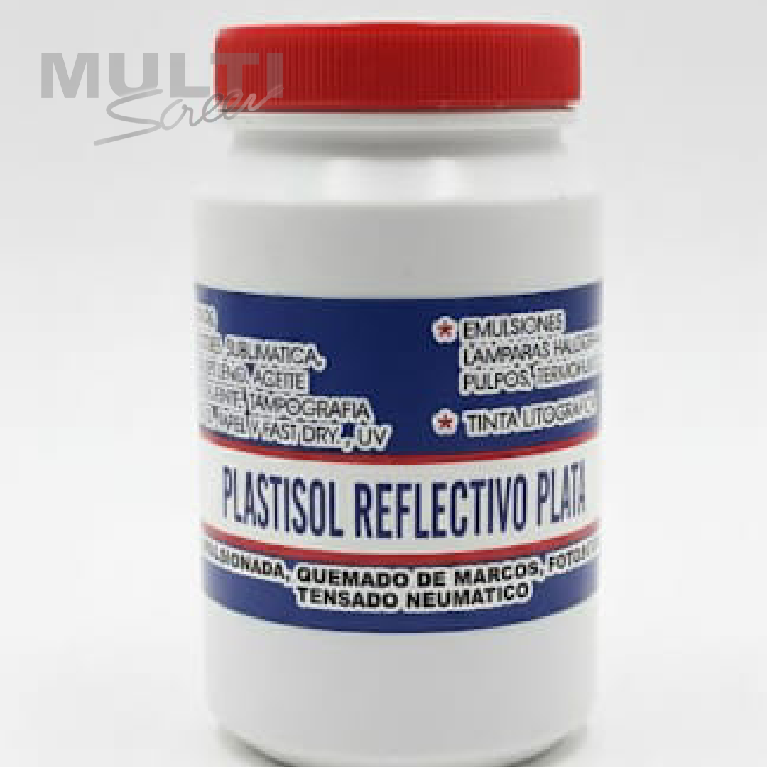 Plastisol reflectivo plata para serigrafia