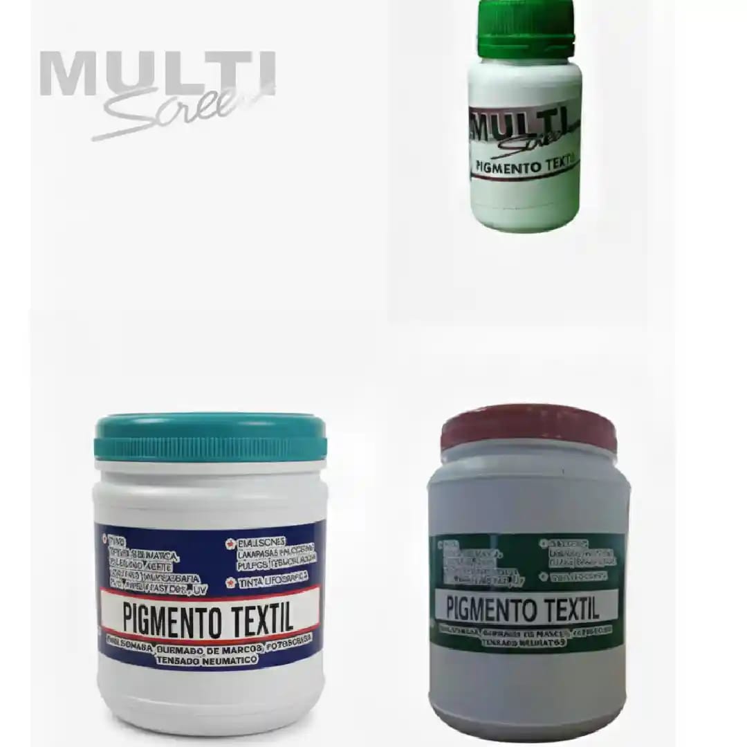 Pigmento textil base agua para serigrafia