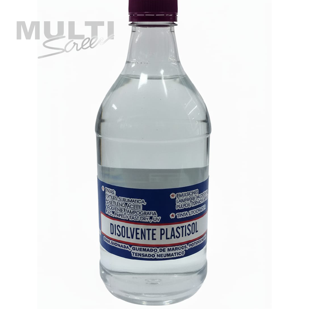 disolvente plastisol por botella