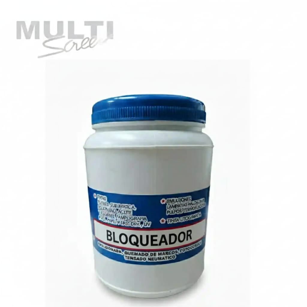 Bloqueadro para serigrafia azul