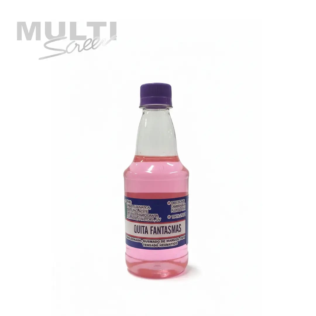 quitafantasma por emdia botella para serigrafia