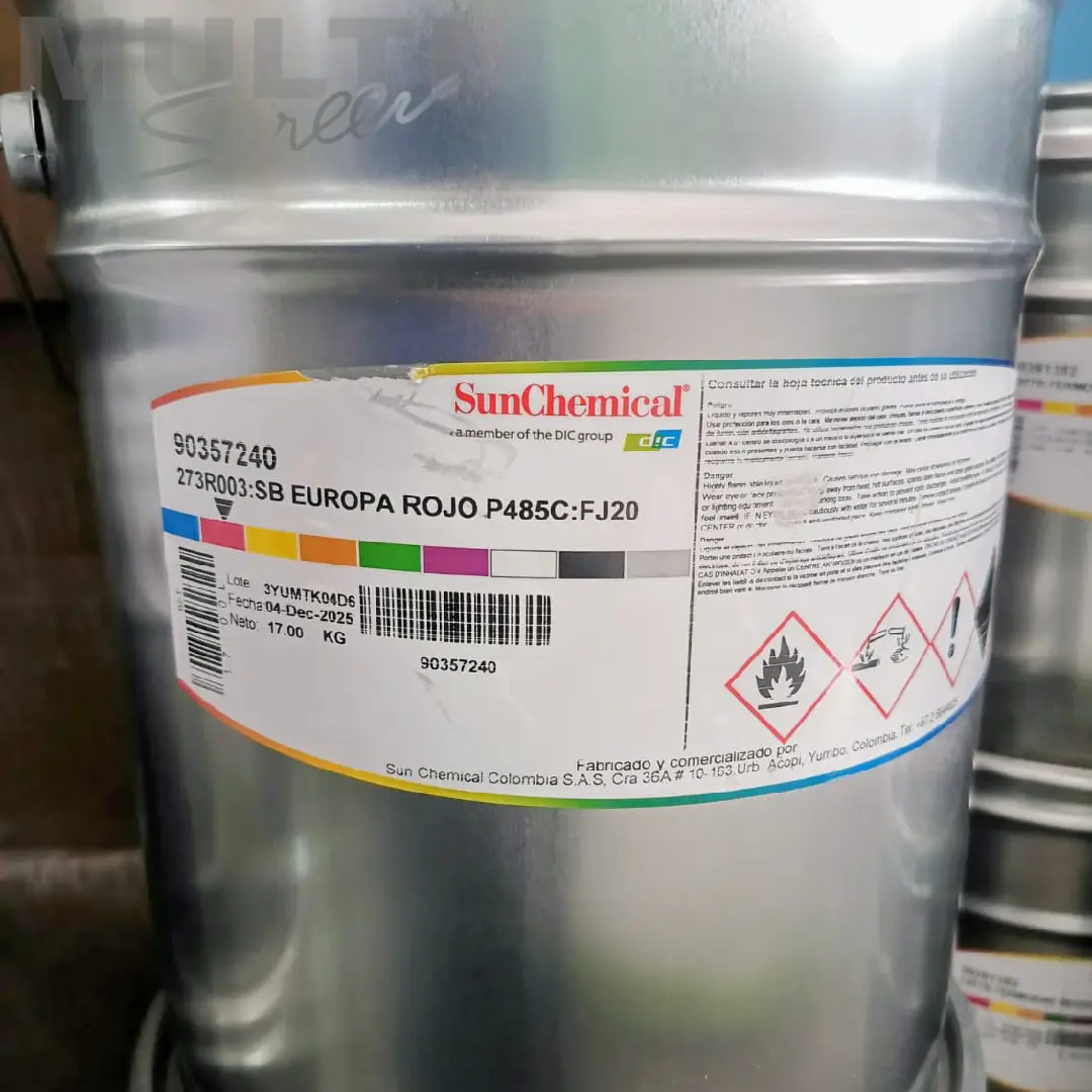 Tinta europa rojo para flexografia
